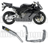 Impianto Di Scarico Completo Non Catalizzato E Con Omologazione Suono Maxi Race-Tech Titanio Carbonio - Arrow Special Parts Compatibile Con Honda Cbr 1000 Rr (2004-2007)