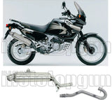 Impianto Di Scarico Completo Non Catalizzato E Con Omologazione Suono Paris Dacar Inox Acciaio - Arrow Special Parts Compatibile Con Honda Xrv 750 Africa Twin (1996-2004)