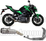 Impianto Di Scarico Completo Non Catalizzato E Con Omologazione Suono Pro-Race Titanio Titanio - Arrow Special Parts Compatibile Con Kawasaki Z 900 A2 (2019-2024)