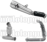 Complete Non-Catalytic Exhaust System With Sound Certification Pro-Race Titanium Titanium - Arrow Special Parts Compatible With Ktm 790 Duke (2023)