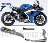 Impianto Di Scarico Completo Non Catalizzato E Con Omologazione Suono Pro-Race Titanio Acciaio - Arrow Special Parts Compatibile Con Suzuki Gsx-R 750 Ie (2006-2007)