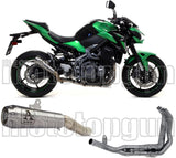 Impianto Di Scarico Completo Non Catalizzato E Con Omologazione Suono Pro-Race Nichrom Acciaio - Arrow Special Parts Compatibile Con Kawasaki Z 900 (2017-2019)