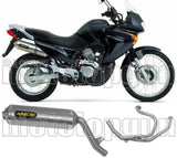 Impianto Di Scarico Completo Non Catalizzato E Con Omologazione Suono Race-Tech Alluminio Acciaio - Arrow Special Parts Compatibile Con Honda Xl 650 V Transalp (2000-2007)