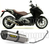Impianto Di Scarico Completo Non Catalizzato E Con Omologazione Suono Race-Tech Alluminio Carbonio - Arrow Special Parts Compatibile Con Honda Nc 750 X (2014-2020)