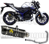Impianto Di Scarico Completo Non Catalizzato E Con Omologazione Suono Thunder Carbonio Carbonio - Arrow Special Parts Compatibile Con Yamaha Yzf-R3 (2021-2024)