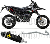 Impianto Di Scarico Completo Catalizzato E Con Omologazione Suono Thunder Alluminio Nero Carbonio - Arrow Special Parts Compatibile Con Um Dsr Ex 125 (2018-2020)