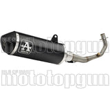 Impianto Di Scarico Completo Non Catalizzato E Con Omologazione Suono Urban Alluminio Nero Acciaio Nero - Arrow Special Parts Compatibile Con Piaggio Medley 150 S Abs (2020-2024)
