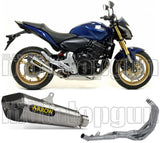 Impianto Di Scarico Completo Non Catalizzato E Con Omologazione Suono X-Kone Nichrom Carbonio - Arrow Special Parts Compatibile Con Honda Cbr 600 F (2011-2013)