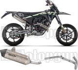 Impianto Di Scarico Completo Non Catalizzato E Con Omologazione Suono Icon Titanio Fondello Carby - Arrow Special Parts Compatibile Con Fantic Motor Xef 125 (2025-2026)