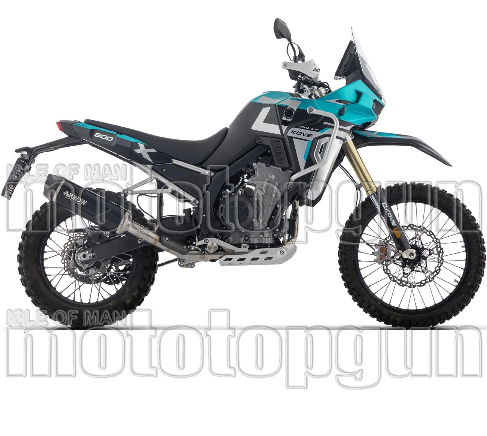 Impianto Di Scarico Completo Non Catalizzato E Con Omologazione Suono Indy-Race Evo Alluminio Nero Fondello Carby - Arrow Special Parts Compatibile Con Kove Moto 800 X Pro (2025-2026)