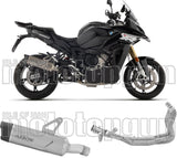 Impianto Di Scarico Completo Non Catalizzato E Con Omologazione Suono Indy-Race Evo Titanio Fondello Carby - Arrow Special Parts Compatibile Con Bmw S 1000 Xr (2024-2026)