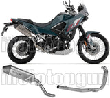 Impianto Di Scarico Completo Non Catalizzato E Senza Omologazione Suono Indy-Race Evo Titanio Fondello Carby - Arrow Special Parts Compatibile Con Kawasaki Kle 500 (2026)