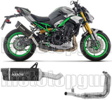 Impianto Di Scarico Completo Non Catalizzato E Con Omologazione Suono Indy-Race Evo Alluminio Nero Fondello Carby - Arrow Special Parts Compatibile Con Kawasaki Z 900 (2025-2026)