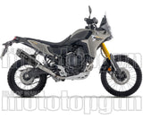 Impianto Di Scarico Completo Non Catalizzato E Con Omologazione Suono Indy-Race Evo Alluminio Nero Fondello Carby - Arrow Special Parts Compatibile Con Yamaha Ténéré 700 (2025-2026)