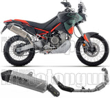 Impianto Di Scarico Completo Non Catalizzato E Con Omologazione Suono Indy-Race Evo Titanio - Arrow Special Parts Compatibile Con Aprilia Tuareg 660 (2025-2026)