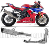 Impianto Di Scarico Completo Non Catalizzato E Con Omologazione Suono Indy-Race Evo Titanio Fondello Carby - Arrow Special Parts Compatibile Con Honda Cbr 1000 Rr - R (2024-2026)