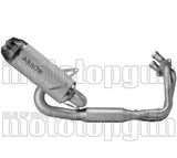 Impianto Di Scarico Completo Catalizzato E Con Omologazione Suono Indy-Race Evo Titanio Fondello Carby - Arrow Special Parts Compatibile Con Kawasaki Z 650 35Kw (2024-2026)