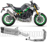 Impianto Di Scarico Completo Non Catalizzato E Con Omologazione Suono Indy-Race Evo Full Titanio Fondello Carby - Arrow Special Parts Compatibile Con Kawasaki Z900 (2025-2026)