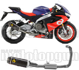 Impianto Di Scarico Completo Non Catalizzato E Con Omologazione Suono Indy-Race Carbonio Carbonio - Arrow Special Parts Compatibile Con Aprilia Rs 660 (2020-2024)
