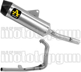 Impianto Di Scarico Completo Non Catalizzato E Con Omologazione Suono Indy-Race Titanio Fondello Carby - Arrow Special Parts Compatibile Con Yamaha Ténéré 700 (2025-2026)