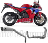 Impianto Di Scarico Completo Non Catalizzato E Con Omologazione Suono Indy-Race Titanio Carbonio - Arrow Special Parts Compatibile Con Honda Cbr 600 Rr (2024-2026)