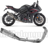 Impianto Di Scarico Completo Non Catalizzato E Con Omologazione Suono Indy-Race Evo Titanio Fondello Carby - Arrow Special Parts Compatibile Con Honda Cb 650 R (2024-2026)
