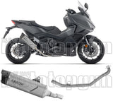 Impianto Di Scarico Completo Non Catalizzato E Con Omologazione Suono Indy-Race Evo Titanio Fondello Carby - Arrow Special Parts Compatibile Con Honda Forza 750 (2025-2026)