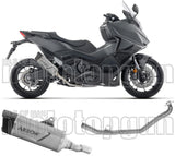 Impianto Di Scarico Completo Non Catalizzato E Con Omologazione Suono Indy-Race Evo Titanio Fondello Carby - Arrow Special Parts Compatibile Con Honda Forza 750 (2025-2026)