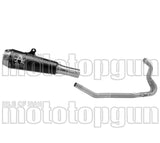 Impianto Di Scarico Completo Non Catalizzato E Con Omologazione Suono Pro-Race Nichrom Nero - Arrow Special Parts Compatibile Con Kawasaki Ninja 500 (2024-2026)