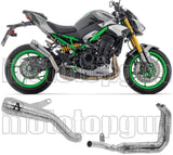Impianto Di Scarico Completo Non Catalizzato E Con Omologazione Suono Pro-Race Nichrom - Arrow Special Parts Compatibile Con Kawasaki Z 900 (2025-2026)