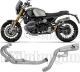 Impianto Di Scarico Completo Non Catalizzato E Con Omologazione Suono Pro-Race Full Titanio - Arrow Special Parts Compatibile Con Bmw R12 Nine T (2024-2026)