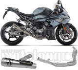 Impianto Di Scarico Completo Non Catalizzato E Con Omologazione Suono Pro-Race Nichrom Fondello Alluminio - Arrow Special Parts Compatibile Con Bmw S 1000 Rr (2025-2026)