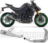Impianto Di Scarico Completo Non Catalizzato E Con Omologazione Suono Pro-Race Titanio Fondello Inox - Arrow Special Parts Compatibile Con Kawasaki Z 1100 (2025-2026)