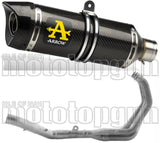 Impianto Di Scarico Completo Catalizzato E Con Omologazione Suono Thunder Carbonio Carbonio - Arrow Special Parts Compatibile Con Yamaha Mt-09 (2021-2023)