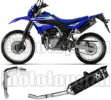 Impianto Di Scarico Completo Non Catalizzato E Con Omologazione Suono Thunder Alluminio Nero Fondello Carby - Arrow Special Parts Compatibile Con Yamaha Wr 125 R (2026)