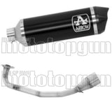 Impianto Di Scarico Completo Catalizzato E Con Omologazione Suono Urban Alluminio Nero Carbonio - Arrow Special Parts Compatibile Con Honda Pcx 125 (2021-2024)