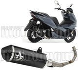 Impianto Di Scarico Completo Catalizzato E Con Omologazione Suono Urban Alluminio Nero Acciaio Nero - Arrow Special Parts Compatibile Con Honda Pcx 125 (2021-2024)