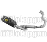 Impianto Di Scarico Completo Catalizzato E Con Omologazione Suono Works Nichrom Nero Fondello Carby - Arrow Special Parts Compatibile Con Suzuki Gsx 8T (2025-2026)