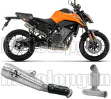 Terminale Di Scarico Senza Omologazione Suono Pro-Race Titanio - Arrow Special Parts Compatibile Con Ktm 790 Duke (2025-2026)
