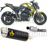Non-Catalytic Exhaust Tip With Sound Certification Thunder Black Aluminium Stainless Steel - Arrow Special Parts Compatible With Honda Cb 1000 R (2008-2017)