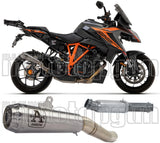 Terminale Di Scarico Catalizzato E Con Omologazione Suono Pro-Race Titanio Titanio - Arrow Special Parts Compatibile Con Ktm 1290 Superduke Gt (2017-2024)