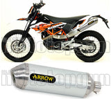 Terminale Di Scarico Catalizzato E Con Omologazione Suono Race-Tech Alluminio Acciaio - Arrow Special Parts Compatibile Con Ktm 690 Smc (2009-2016)