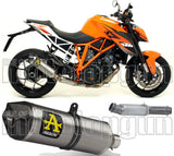 Terminale Di Scarico Catalizzato E Con Omologazione Suono Race-Tech Titanio Carbonio - Arrow Special Parts Compatibile Con Ktm Duke 1290 (2017-2019)