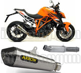Terminale Di Scarico Catalizzato E Con Omologazione Suono X-Kone Nichrom Carbonio - Arrow Special Parts Compatibile Con Ktm 1290 Superduke R (2014-2016)
