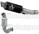 Terminale Di Scarico Non Catalizzato E Con Omologazione Suono Gp2 Gp-2 Nichrom Nero Acciaio - Arrow Special Parts Compatibile Con Ktm 790 Duke (2023)