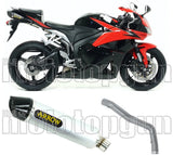 Terminale Di Scarico Non Catalizzato E Con Omologazione Suono Indy-Race Alluminio Carbonio - Arrow Special Parts Compatibile Con Honda Cbr 600 Rr (2009-2012)