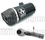 Terminale Di Scarico Non Catalizzato E Con Omologazione Suono Indy-Race Alluminio Nero Carbonio - Arrow Special Parts Compatibile Con Bmw F 900 R (2020-2024)