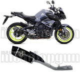 Terminale Di Scarico Non Catalizzato E Con Omologazione Suono Indy-Race Alluminio Nero Carbonio - Arrow Special Parts Compatibile Con Yamaha Mt-10 (2016-2020)