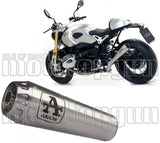 Terminale Di Scarico Con Omologazione Suono Pro-Race Nichrom Acciaio - Arrow Special Parts Compatibile Con Bmw R Nine T 1200 (2017-2019)