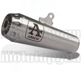 Terminale Di Scarico Con Omologazione Suono Pro-Race Nichrom Acciaio - Arrow Special Parts Compatibile Con Bmw R Nine T 1200 Scrambler (2016-2020)